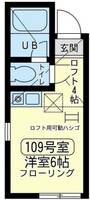 神奈川県横浜市南区三春台(アパート)の賃貸物件の間取り
