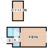 ベルシティ米ケ袋の間取り