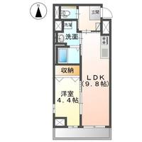 ディアコートスコート大元駅前の間取り