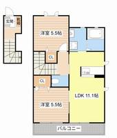 物件の間取り画像