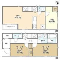 東京都世田谷区玉堤2(一戸建)の賃貸物件の間取り