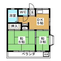 エフパレス1の間取り