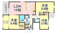 物件の間取り画像