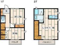 神奈川県大和市中央林間1(一戸建)の賃貸物件の間取り
