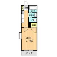 フローラハイツ水前寺の間取り