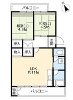 物件の間取り画像