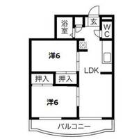 レジデンス光和N104の間取り