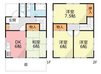 神奈川県小田原市酒匂1(一戸建)の賃貸物件の間取り