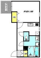 大阪府吹田市江坂町2(アパート)の賃貸物件の間取り