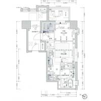 プラウドタワー本町二丁目の間取り