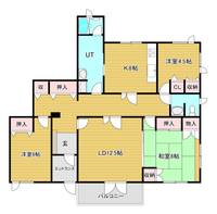 北海道札幌市中央区南十五条西13(一戸建)の賃貸物件の間取り