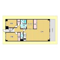 緑地公園プライムハイツの間取り