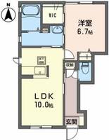 クレセオIIIの間取り