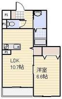 埼玉県さいたま市西区西大宮3(アパート)の賃貸物件の間取り