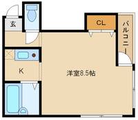 Ladies坂本ビルの間取り