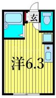 東京都葛飾区宝町2(アパート)の賃貸物件の間取り