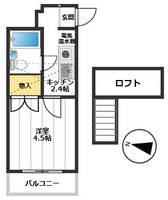ヴィラ清水町の間取り