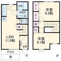 埼玉県さいたま市岩槻区太田2(一戸建)の賃貸物件の間取り