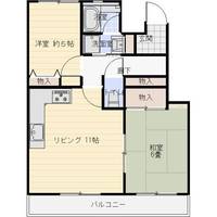 愛知県名古屋市名東区宝が丘(マンション)の賃貸物件の間取り