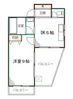 東京都中野区東中野1(マンション)の賃貸物件の間取り