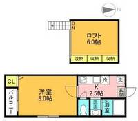東京都渋谷区恵比寿3(アパート)の賃貸物件の間取り
