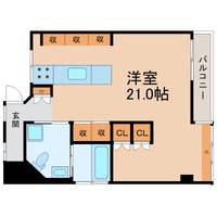 愛知県名古屋市中村区黄金通3(マンション)の賃貸物件の間取り
