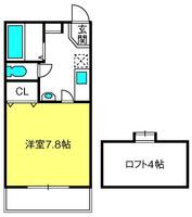 ユイマール宝来の間取り