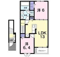 大里町アパート(028034901)の間取り