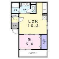 東京都新宿区新宿6(アパート)の賃貸物件の間取り