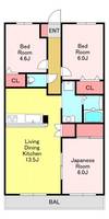 埼玉県戸田市大字新曽(マンション)の賃貸物件の間取り
