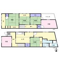 京都府京都市左京区高野清水町(一戸建)の賃貸物件の間取り