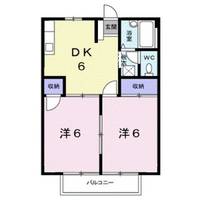 広島県福山市大門町3(アパート)の賃貸物件の間取り