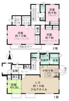 神奈川県川崎市麻生区万福寺5(一戸建)の賃貸物件の間取り