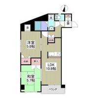 栃木県宇都宮市東宿郷6(マンション)の賃貸物件の間取り