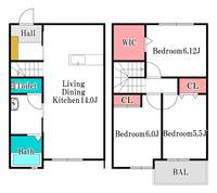 物件の間取り画像
