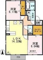 アンソレイエの間取り
