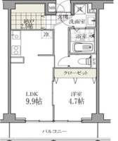 白金台マンションの間取り