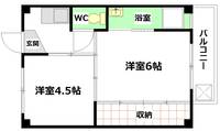 広島県広島市安芸区中野5(マンション)の賃貸物件の間取り