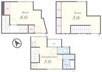 東京都足立区千住寿町(一戸建)の賃貸物件の間取り