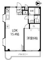 ライブピア六番館の間取り