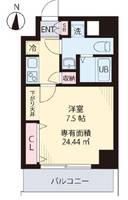 東京都江東区森下3(マンション)の賃貸物件の間取り