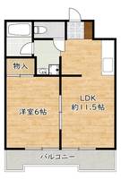 トゥリオーニ豊中南の間取り