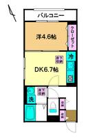 東京都立川市柴崎町3(アパート)の賃貸物件の間取り