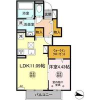 IKJ・クレール・シェソワIの間取り