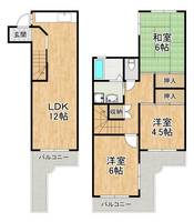 千代田第二住宅5号棟の間取り