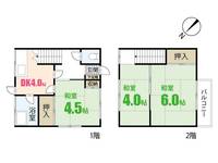 広島県広島市安佐南区川内2(一戸建)の賃貸物件の間取り