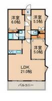 千葉県八千代市村上南2(マンション)の賃貸物件の間取り