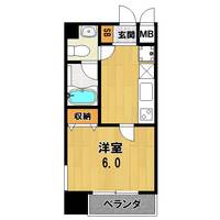 アーバンフラッツ四条西洞院の間取り