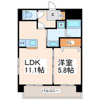 S-FORT熊本県立大学前の間取り