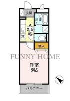 東京都世田谷区経堂1(マンション)の賃貸物件の間取り